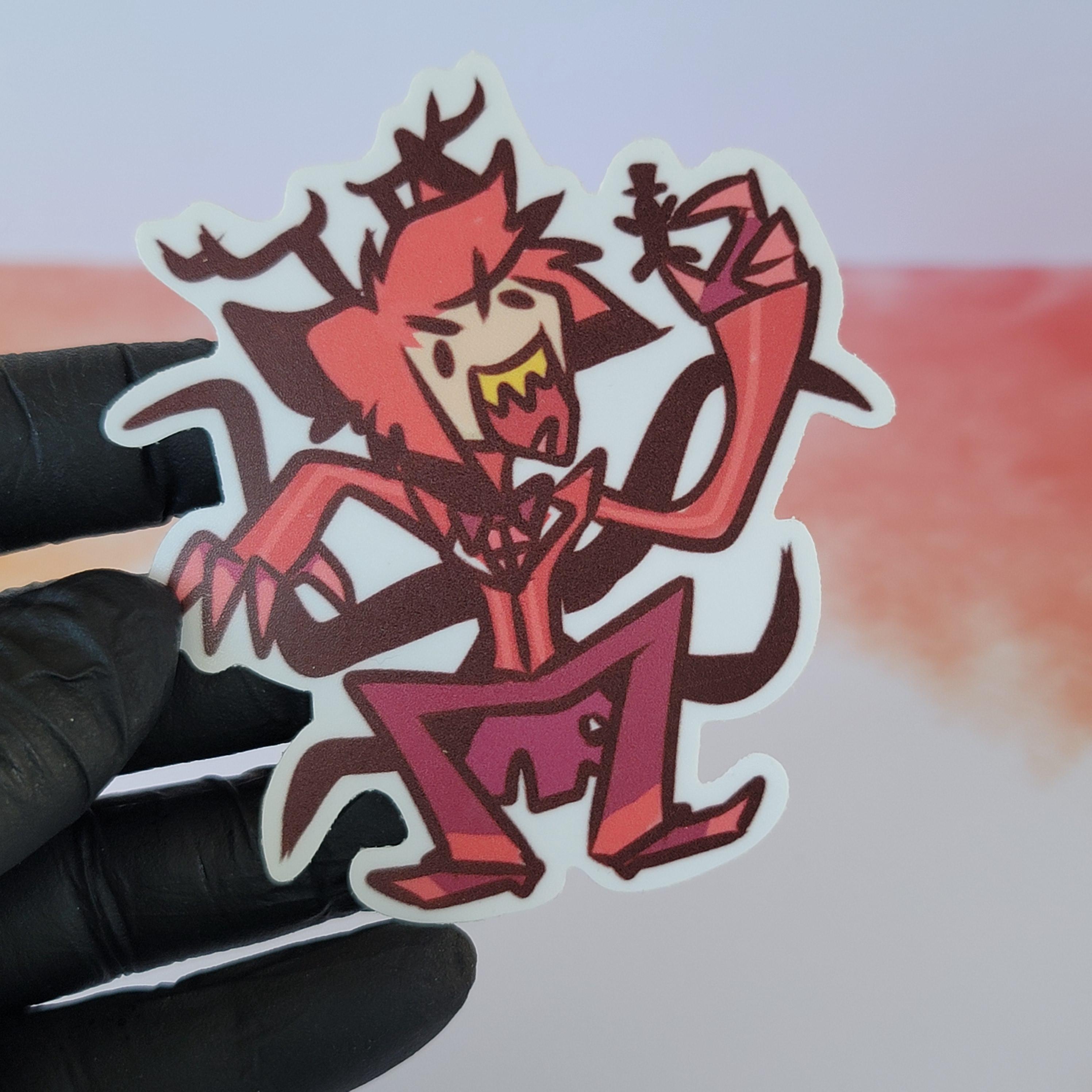Gremlin Alastor Keychain + Sticker - Etsy