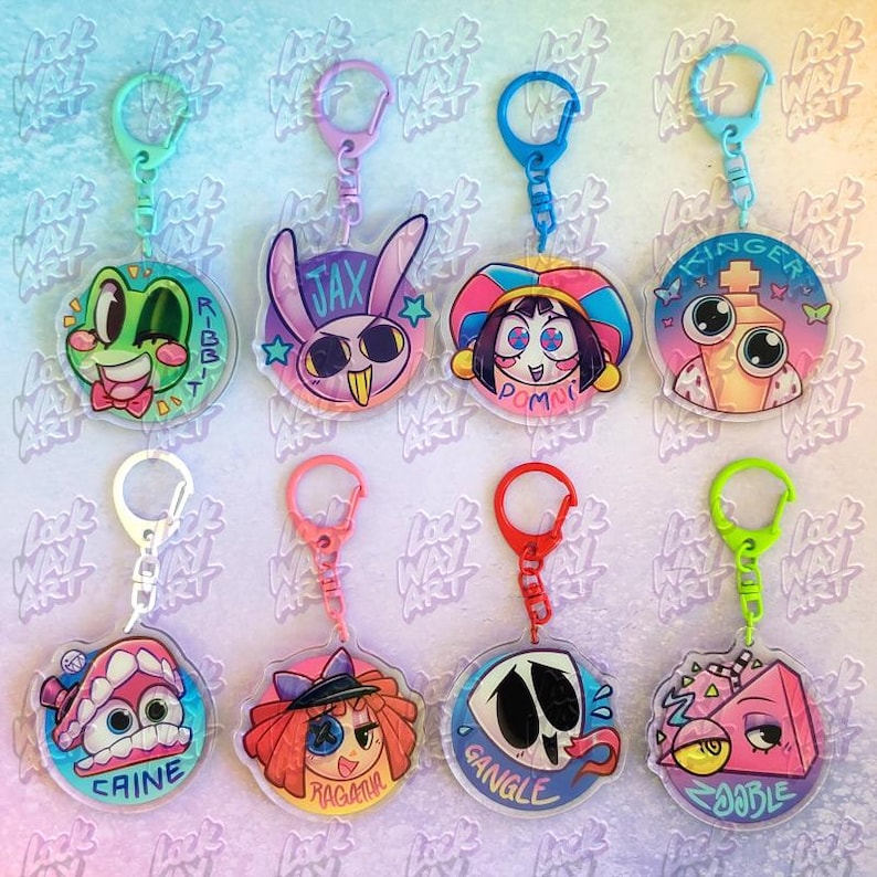 Keychains Character Designs TADC Headshot Keychains - Etsy