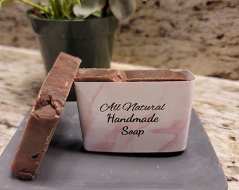 vanilla forest scented soap (hand soap size) organic soap