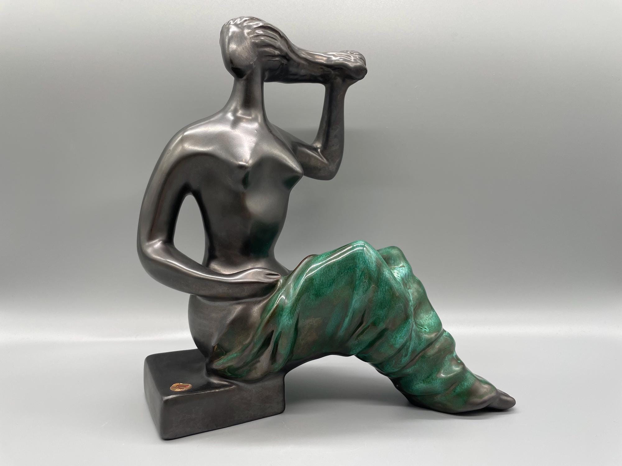 Surrealist Nude by Jitka Forejtova for Keramo Kostelec 1960s Czech