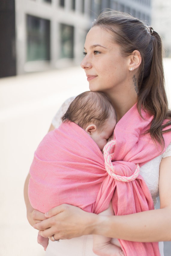 Pink baby sling sale
