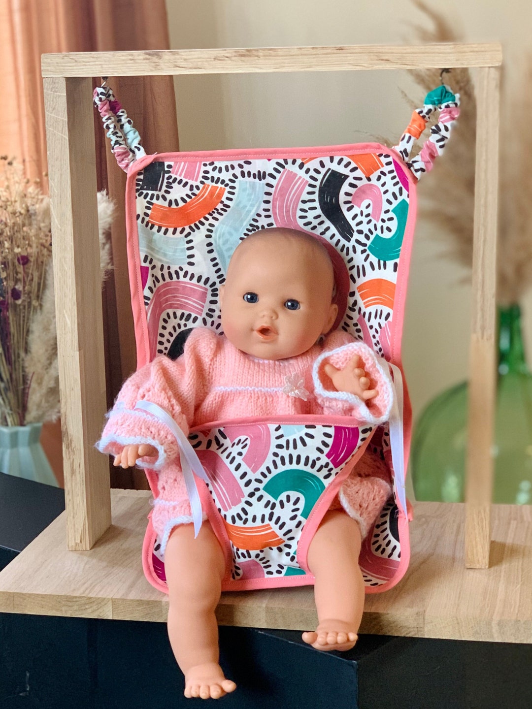 Handmade Doll Cane Stroller Seat Etsy