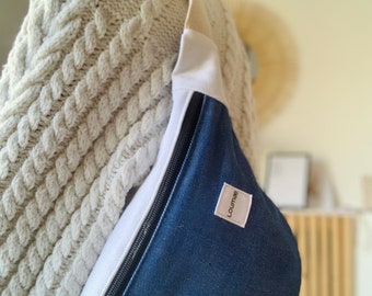 Handmade denim fanny pack