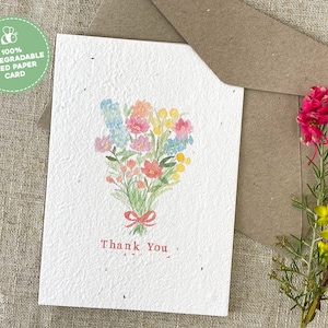 Thank You Cards, Flower Card Set With Envelopes - Set Of 12, 24, 36 Or 48 For Wedding Bridal Shower Thank You Cards - View #10