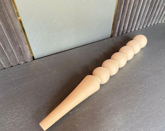 Esstischbeine aus Buchenholz 8 cm - Massiver Massivholztisch