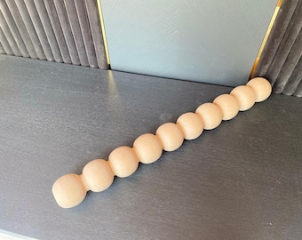 Klobige Tischbeine aus Buchenholz, rustikale Bauernhaus DIY Möbel (70cm L, 4"B)