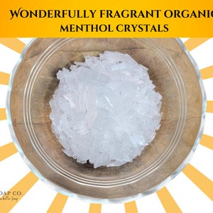 Organic Menthol Crystals - Pure grade menthol crystals