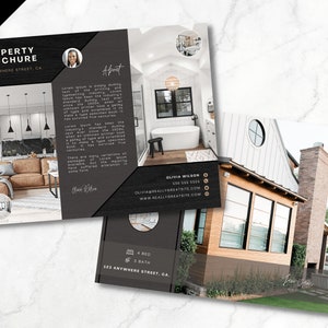 Real Estate Brochure, Luxury Property Brochure, For Sale Flyer, Listing Flyer, Open House Brochure, Property Magazine, Brochure Template, RE