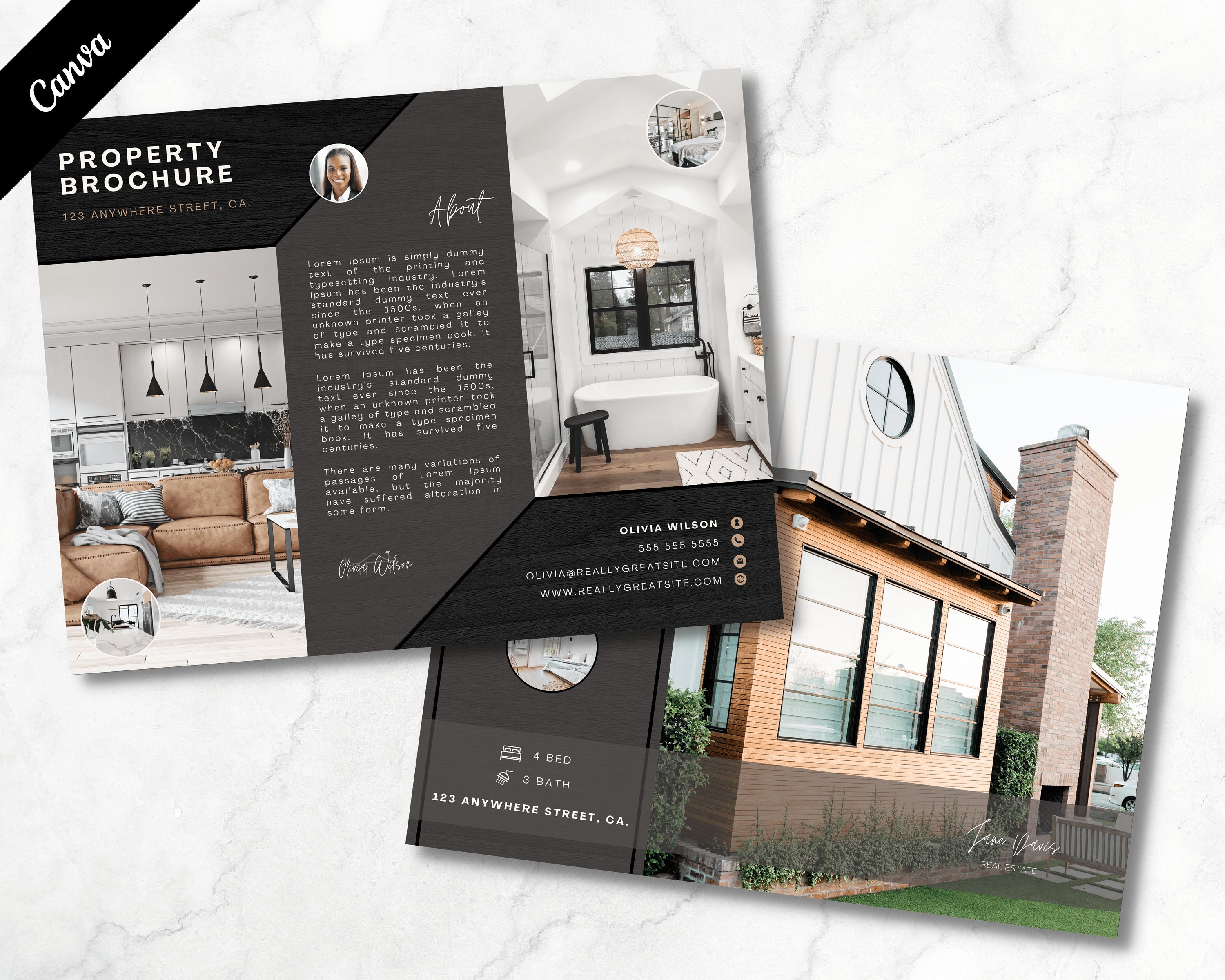 Real Estate Brochure Luxury Property Brochure For Sale Flyer Listing
