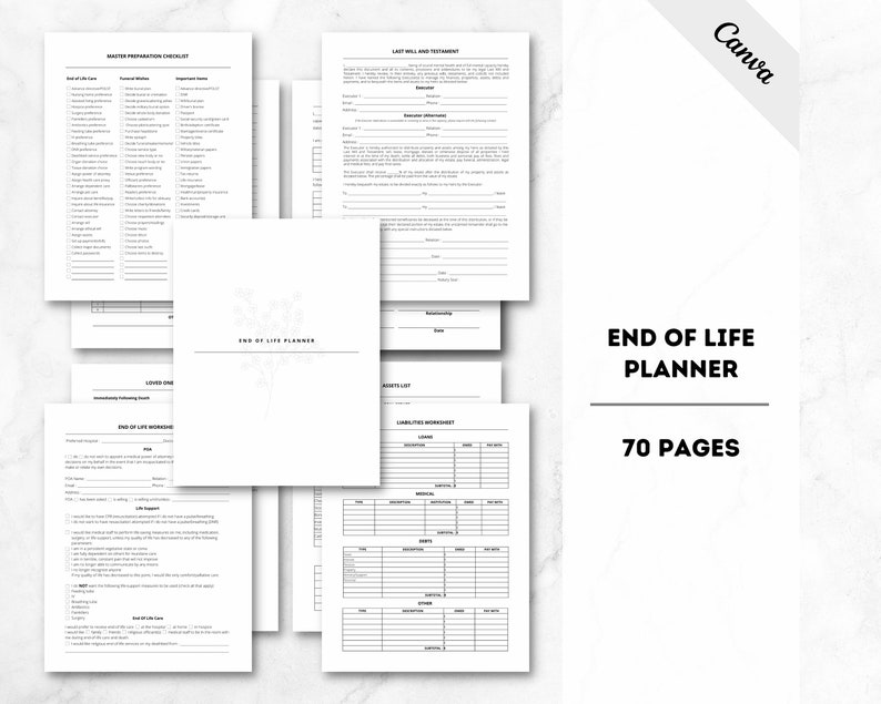 When I Am Gone Book, My Final Wishes Planner: Information My Family Needs To Know, Death Planning Organizer For Putting My Affairs In Order.: All, Miss Plan It