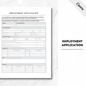 求人応募フォーム、雇用申請書、新入社員フォーム、求人応募テンプレート、雇用応募フォーム、雇用 PDF
