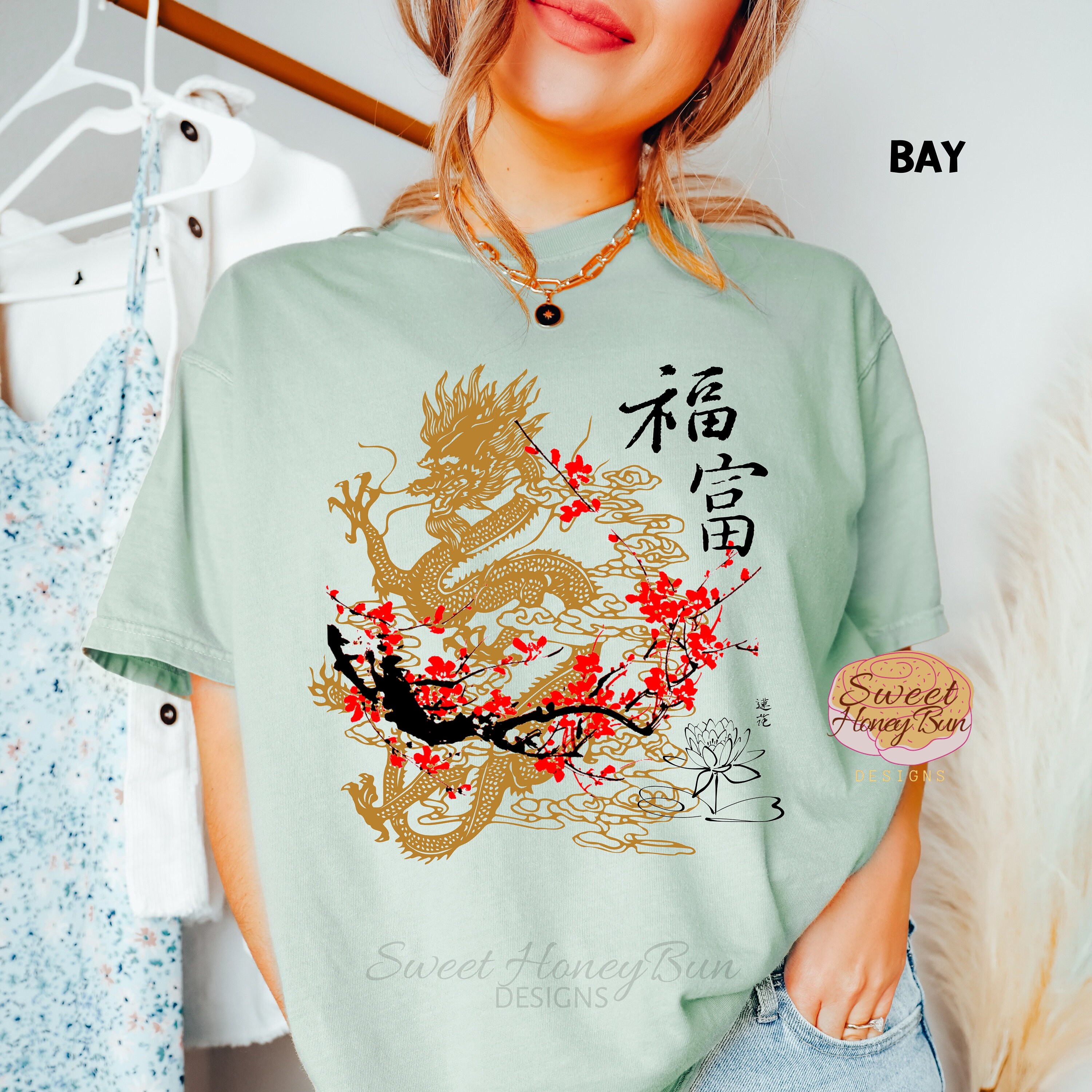 yanggao ヤンガオ Good Luck Broad Shirts