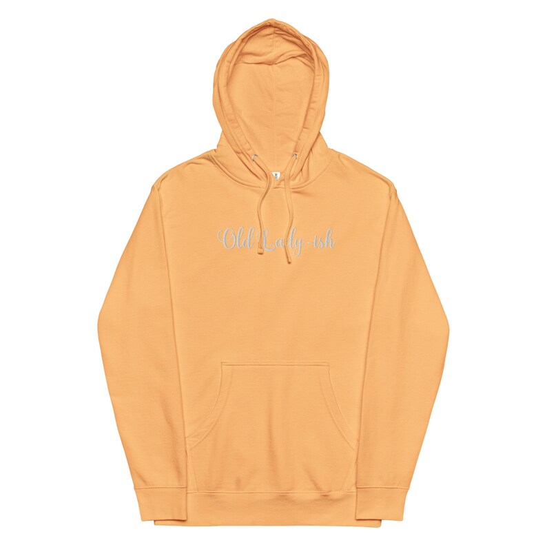 Old Lady ish Unisex midweight hoodie