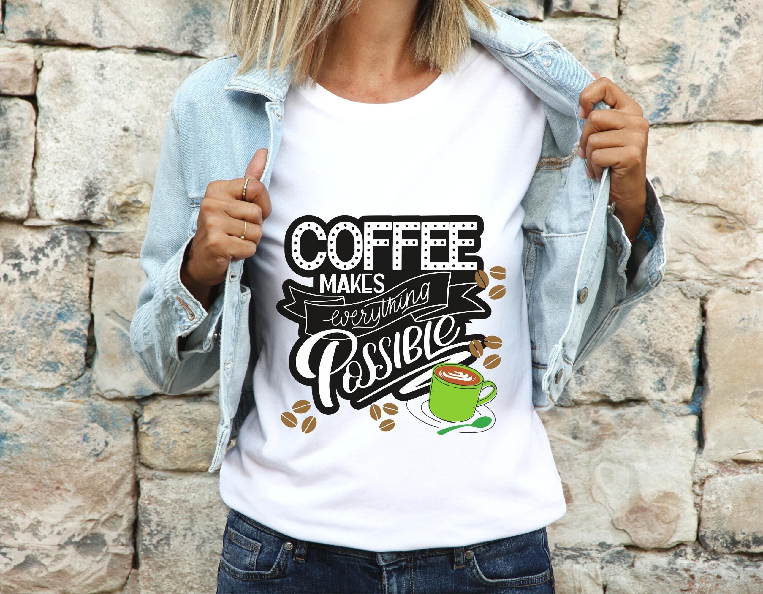 Coffee addict shirt Clearance