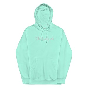 Old Lady ish Unisex midweight hoodie