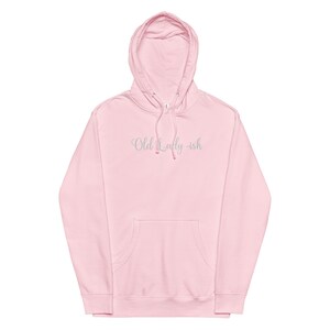 Old Lady ish Unisex midweight hoodie