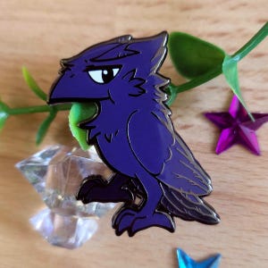 Crowfully Menacing – Grumpy – Enamel Pin