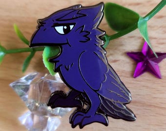 Crowfully Menacing – Grumpy – Enamel Pin