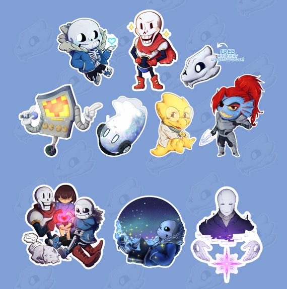 Undertale Characters - Undertale - Sticker