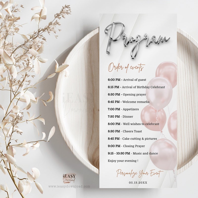 Womens Day Program Template - Etsy