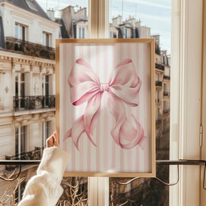Pink Bow Wall Art