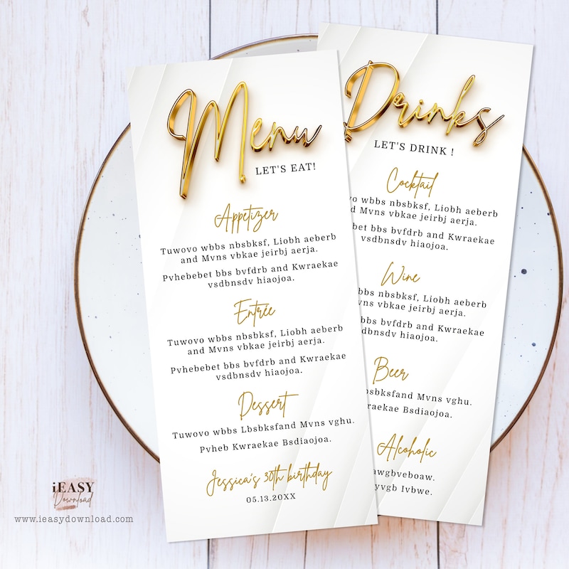 Mystery Dinner Menu - Etsy