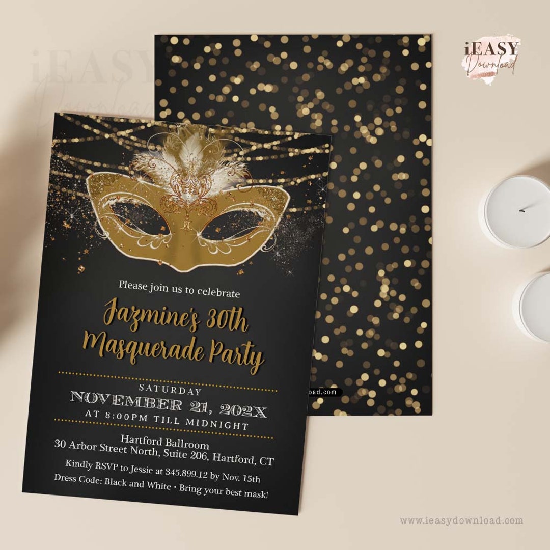 P5A Masquerade Party Invitation board : r/Persona5