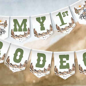 Wydrukuj Mój pierwszy baner urodzinowy rodeo, baner urodzinowy w stylu westernu w stylu kowboja, dekoracja imprezy SPRZEDAWANE W TAKIM STANIE, W JAKIM SIĘ ZNAJDUJE Natychmiastowe pobranie KP36