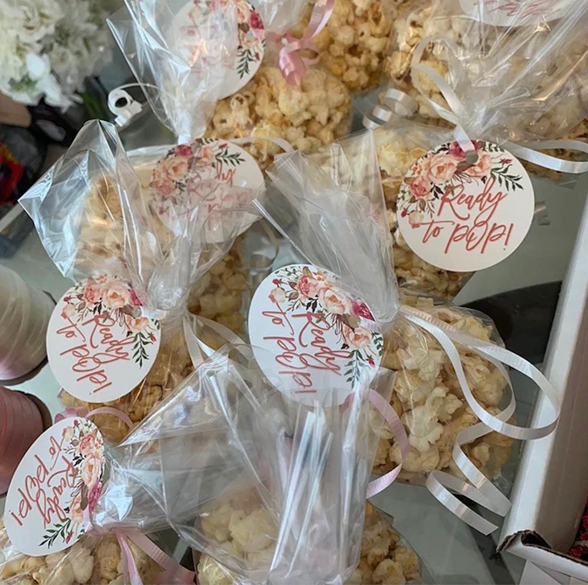 50 Personalisierbare Geschenkanhänger Für Babyparty – Wasserfarben-Design Mit Dankesaufschrift