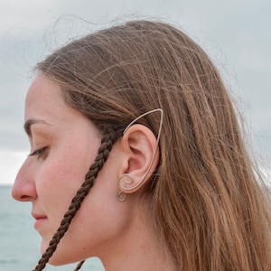 Fairy Ear Cuffs, elf ears, faerie, mystical jewelry, simple elf ears, elf ear cuff, minimalist ear cuffs, ear cuffs, elf jewelry, wire cuffs