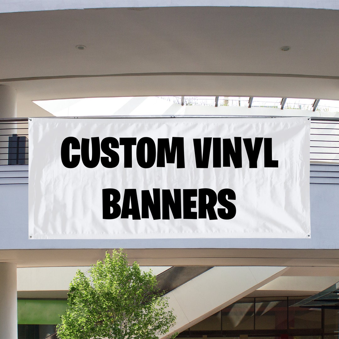 Custom Vinyl Banners, Full Color Banner, Personalized Banner, Event