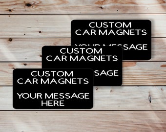 Custom Car Magnets, Personalized Car Magnetic Signs, Advertising Magnets, Custom Announcement, Business Sign, Business Advertising
