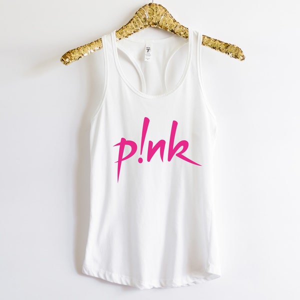 Pink Tank Top, Summer Carnival Tour 2023, Racerback Tank Top, Pink Concert Shirt