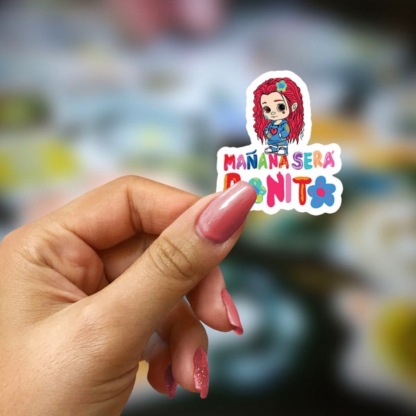 Karol G Stickers, Mañana sera Bonito Stickers, La Bichota Stickers, Waterproof Stickers, Bichota Merch, Karol G Mermaid, Baby Karol G