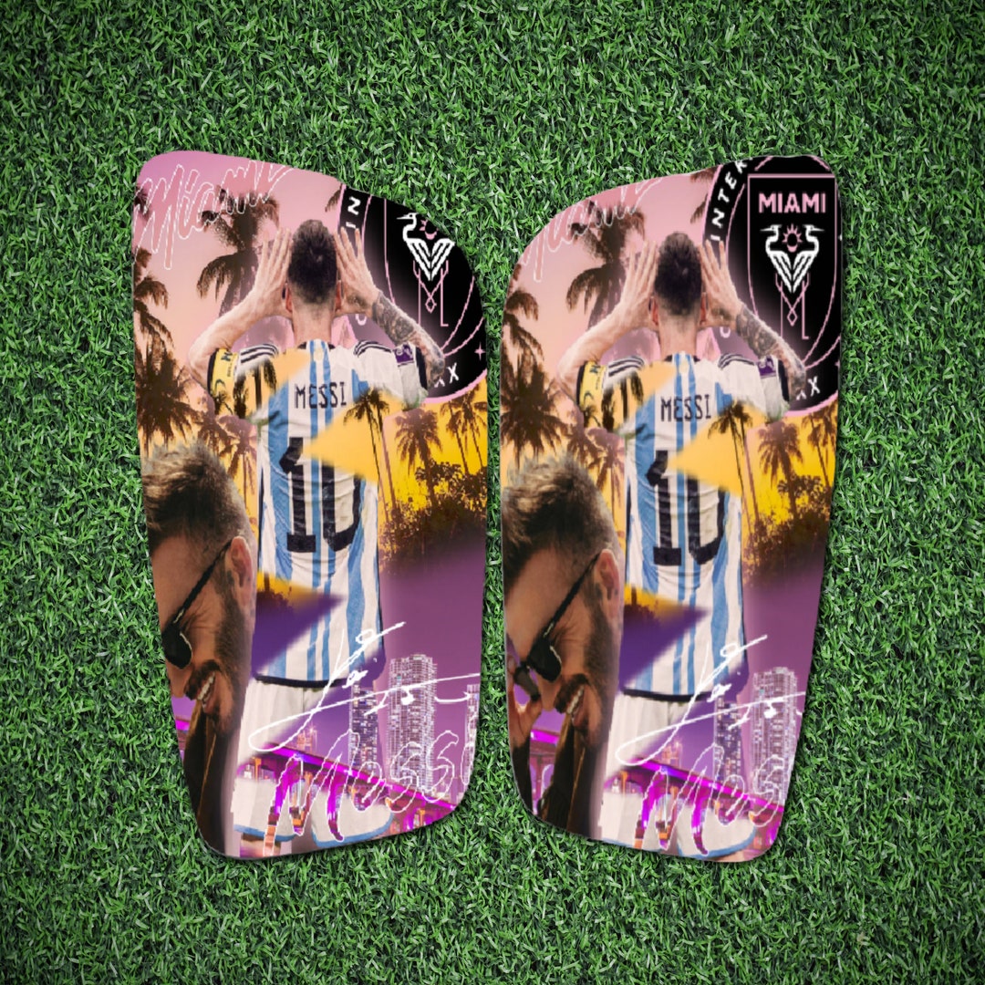 Messi Shin Guards Custom Shin Guards Personalized Shin Pads Etsy