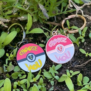 I Choose You Keychains - Anime, Manga, His & Her, Couple, Best Friends, Valentines Day, Love, Gift, Accessories