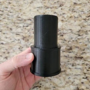 Custom Dust Collection Port Adapter (Straight or 90 Degree Bend) For Any Tool and Shop Vac Hose Attachments