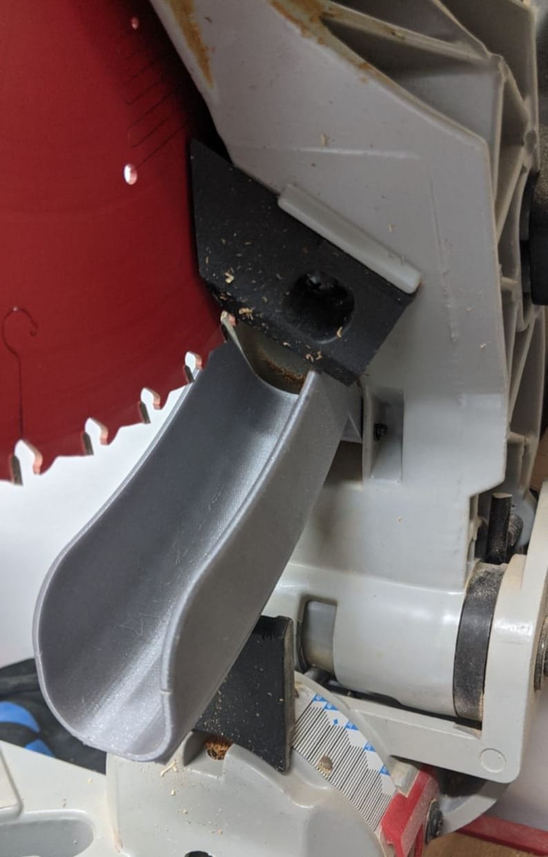 Delta 12 Inch Miter Saw Dust Collection Chute shroud Etsy
