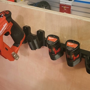 Milwaukee M12 Tool & Battery Mount/Holder/Hanger