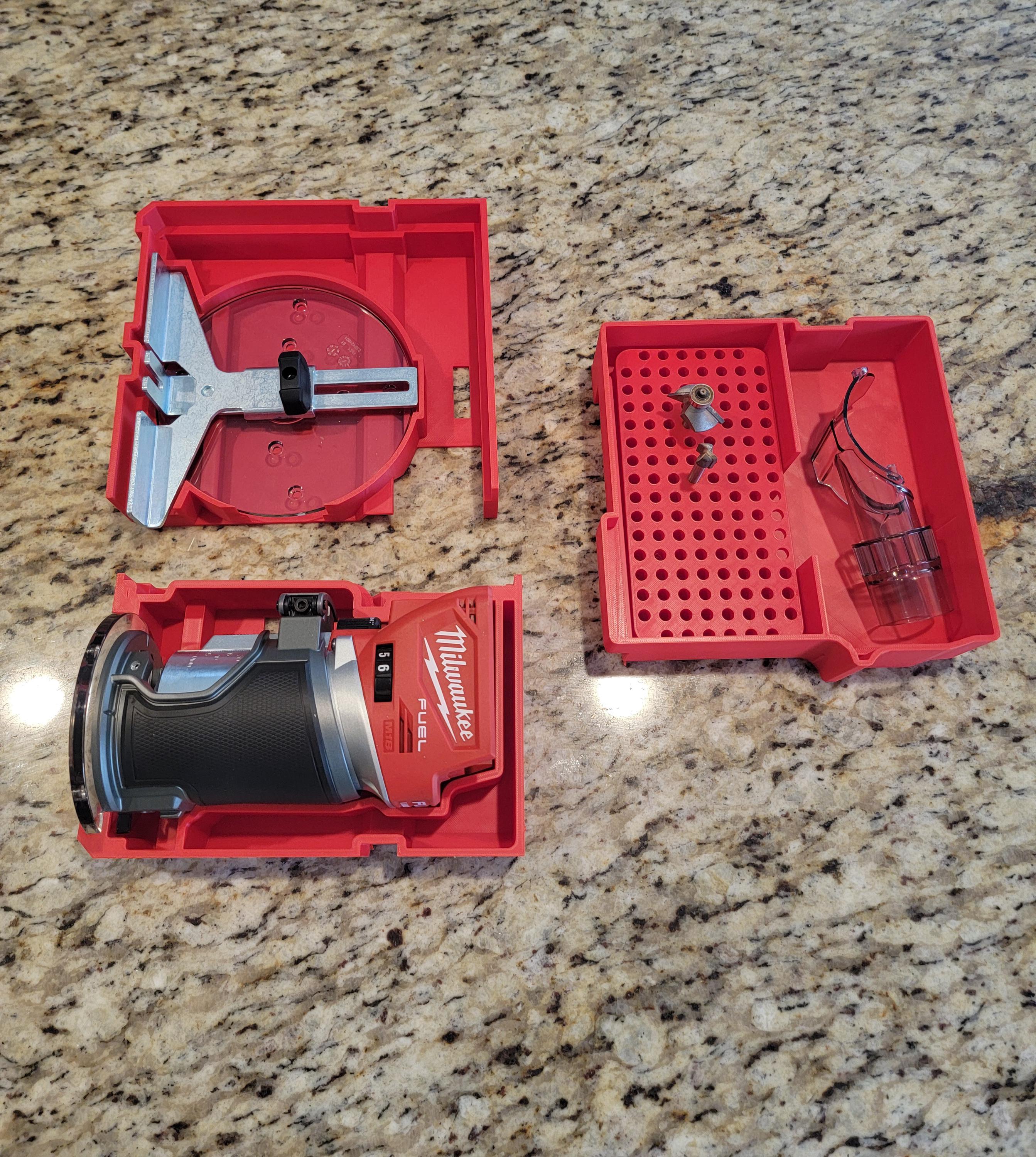 Milwaukee Packout M18 Compact Router (2723-20) Insert for Packout 2 ...