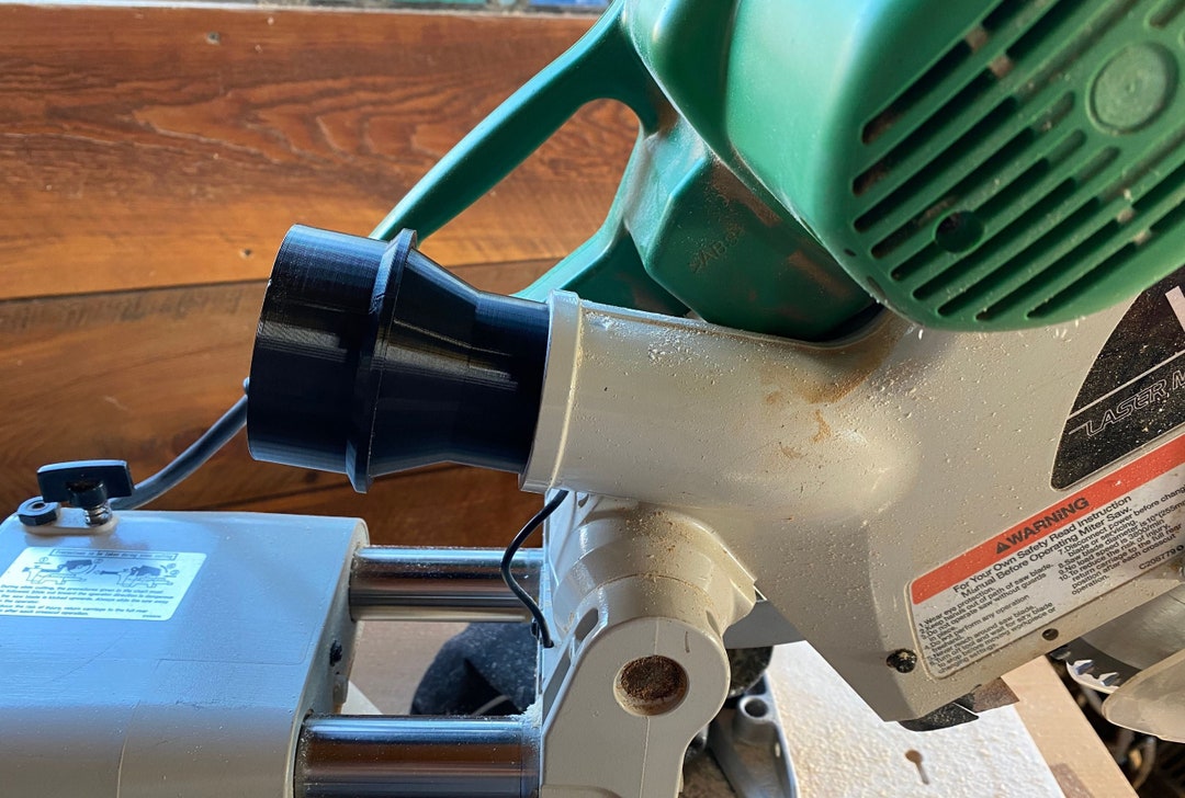 Hitachi Miter Saw Adapter for Various Shop Vac Dust Collection Hoses Etsy