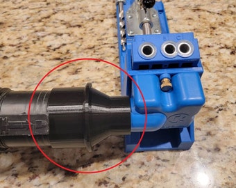 Kreg K4/K5 Pocket Hole Jig Adapter for Various Shop Vac & Festool