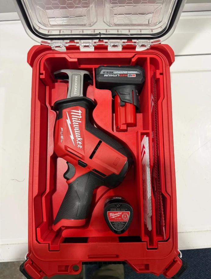 Milwaukee M12 Hackzall (model 2719-20) Packout Insert for Packout
