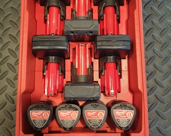 Milwaukee Packout M12 Battery Holder Insert For Packout Container Model 48-22-8435
