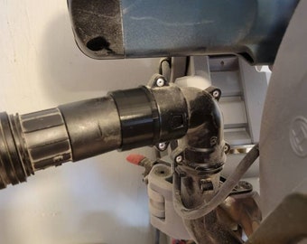 Bosch Miter Saw Dust Port Adapter: Shop Vac Hose Fitting