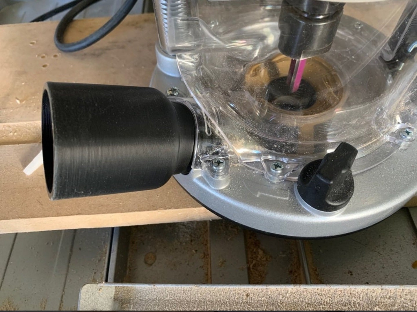 Triton Router Dust Collection Adapter for Various Standard Shop Vac ...