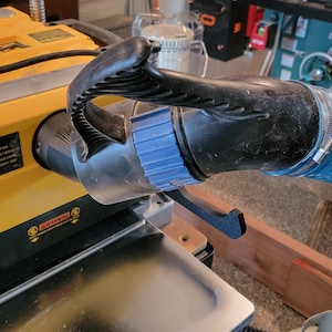 Dewalt DW735 Angled Dust Port Adapter for Rockler Dust Right Attachment