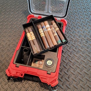 milwaukee cigarette holder Introducing the Packout Inspired Case! The rugged way to carry your packs so they never get damaged or crushed. Get the optional attachment and clip it right into your Milwaukee Milwaukee Cigarettes Holder - Etsy