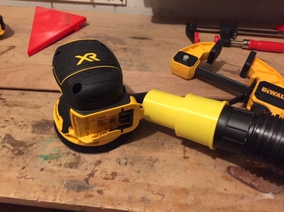 Dewalt DCW210 Cordless Orbit Sander Adapter for Various Shop Vac