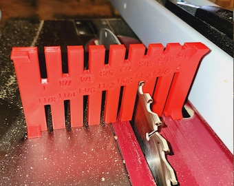 Router and Table Saw (also works w/DADO) Height Gauge for Easy Setup